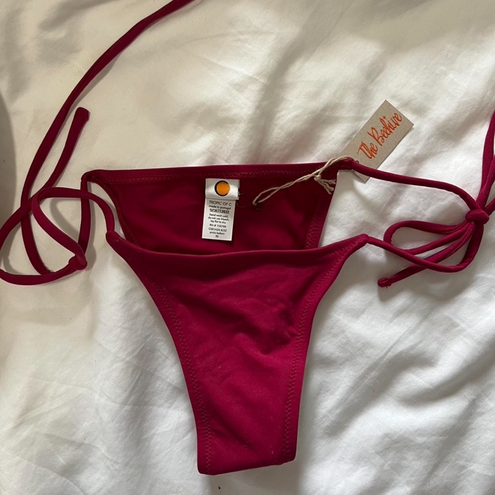 Praia Bikini Bottom with Side Ties